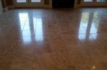 Travertine Living Room After