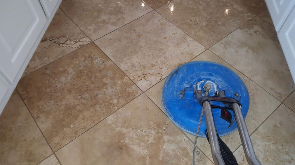 Travertine Cleaning Extraction System
