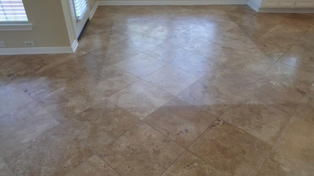 Dirty Travertine Floor Austin TX