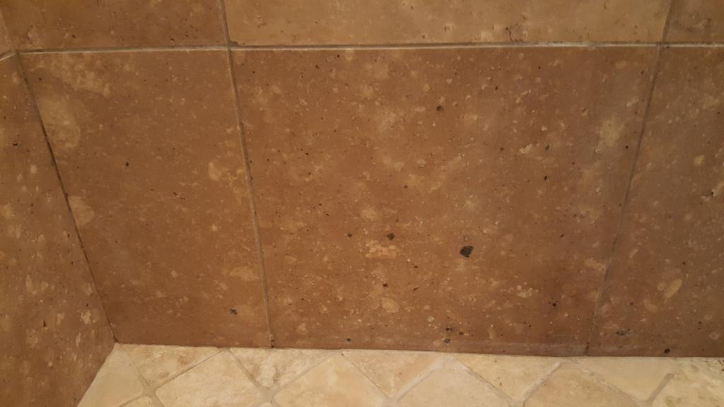 Travertine Shower After