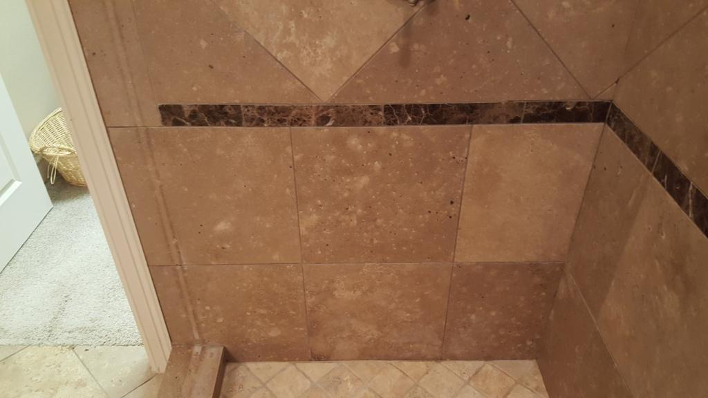Travertine Cleaned and Restored
