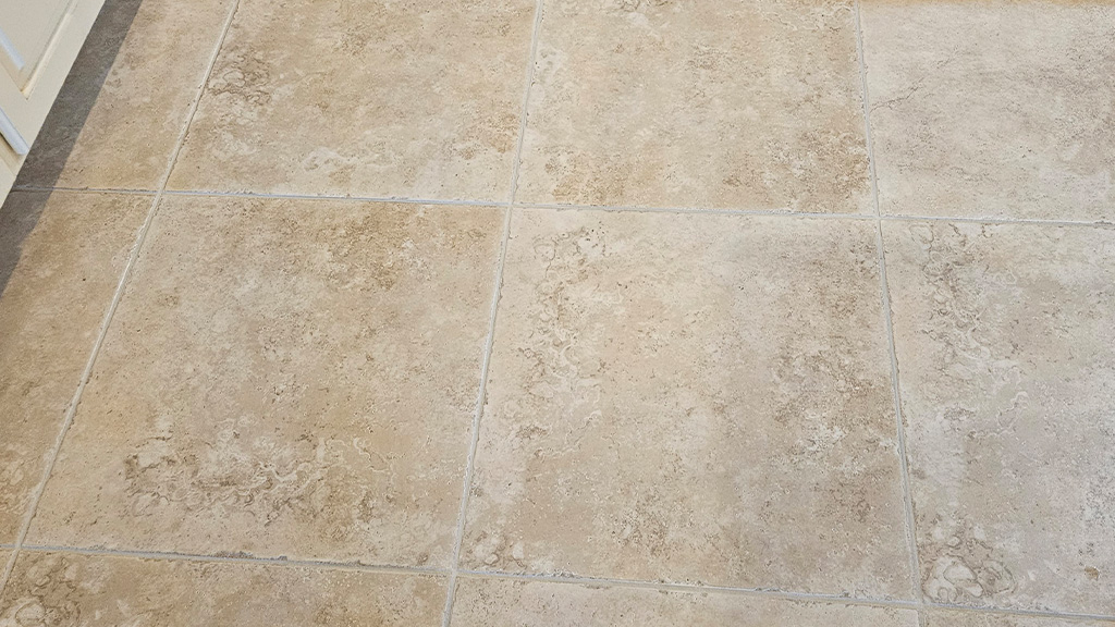 Clean and bright ceramic tile